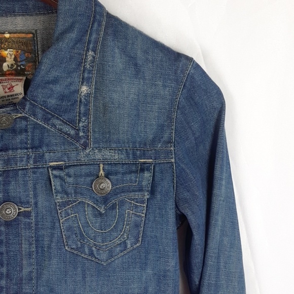 TRUE RELIGION Jean Jacket Women's XS - Picture 3 of 5